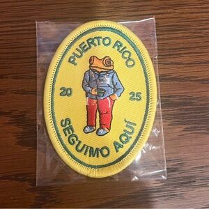 Bad Bunny DTMF residency merch iron on patch